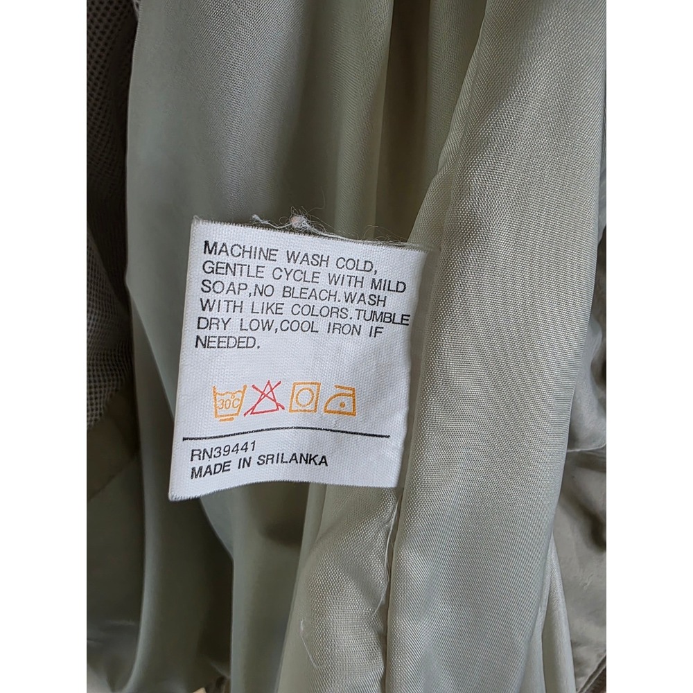 Pacific Trail Womens Khaki Tan Full Zip Lightweight Utility Jacket Size L 030210 - Picture 3 of 10